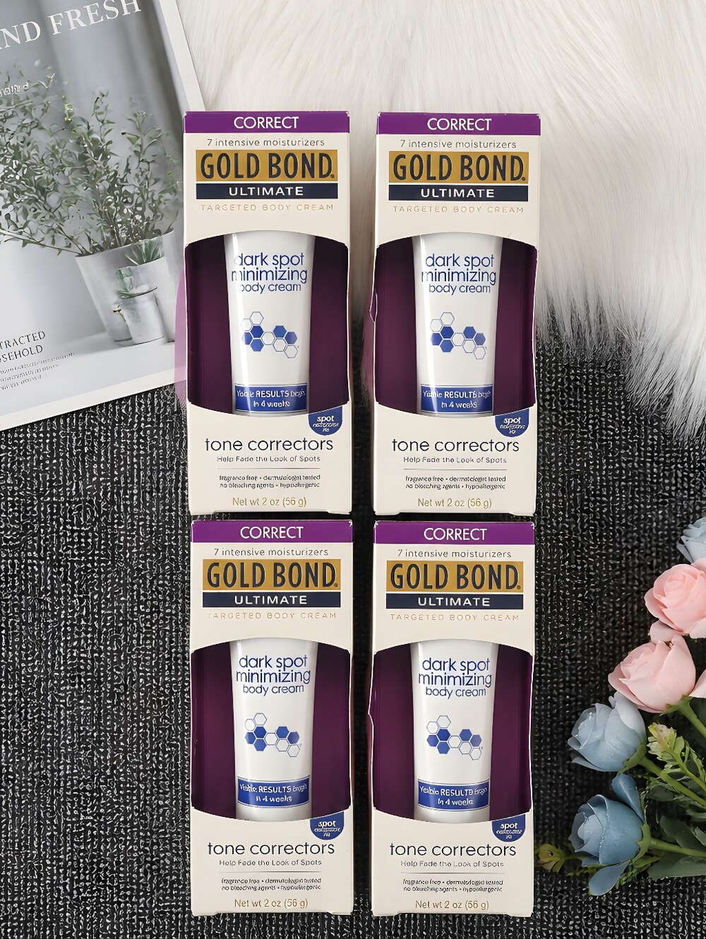 Gold Bond Ultimate Dark Spot Minimizing Body Cream - Tone Correctors- 2 oz- NIB